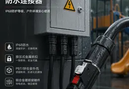 户外游乐设施为什么更需要防水安全连接器？EW-LP32选型要点解析