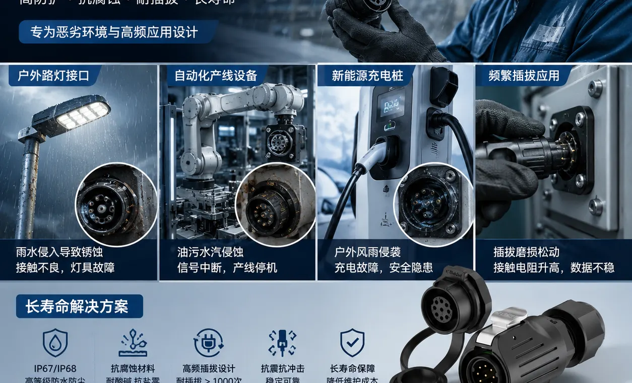 轨道交通严苛环境下，连接器如何实现长期稳定运行 你是否遇到过地铁隧道内信号中断导致调