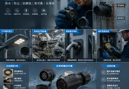 复杂现场不再靠“临时凑合”：防水连接器如何把户外与工业接线做稳 很多采购和工程人员都